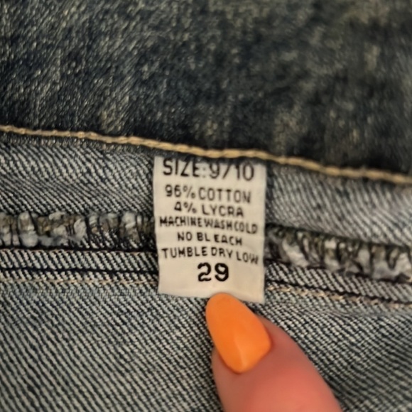 J Secret woman’s sequin boot cut blue jean Size 29. Size 9-10 - Picture 8 of 12